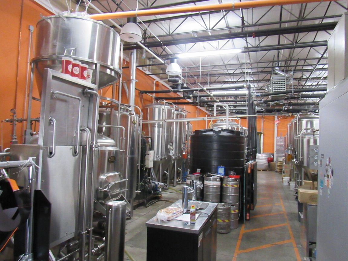 Beer tanks in Limitless Brewing 