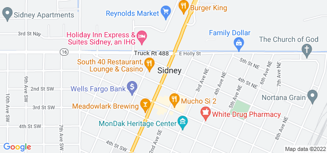 Map of business location