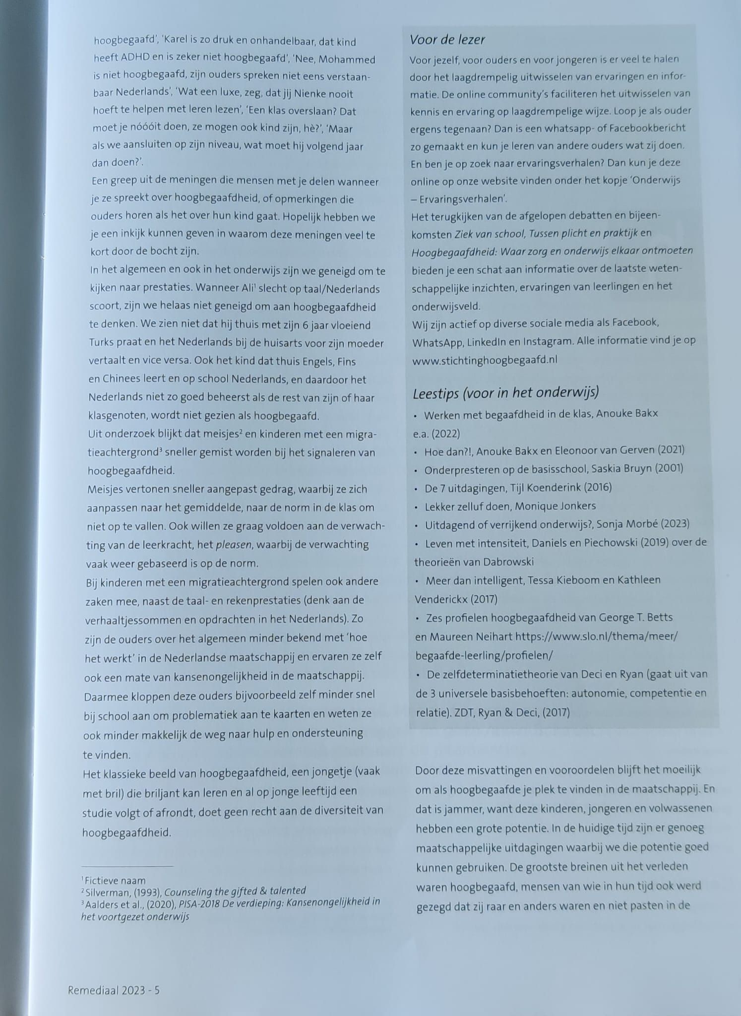 Leestips Remediaal 5 2023
