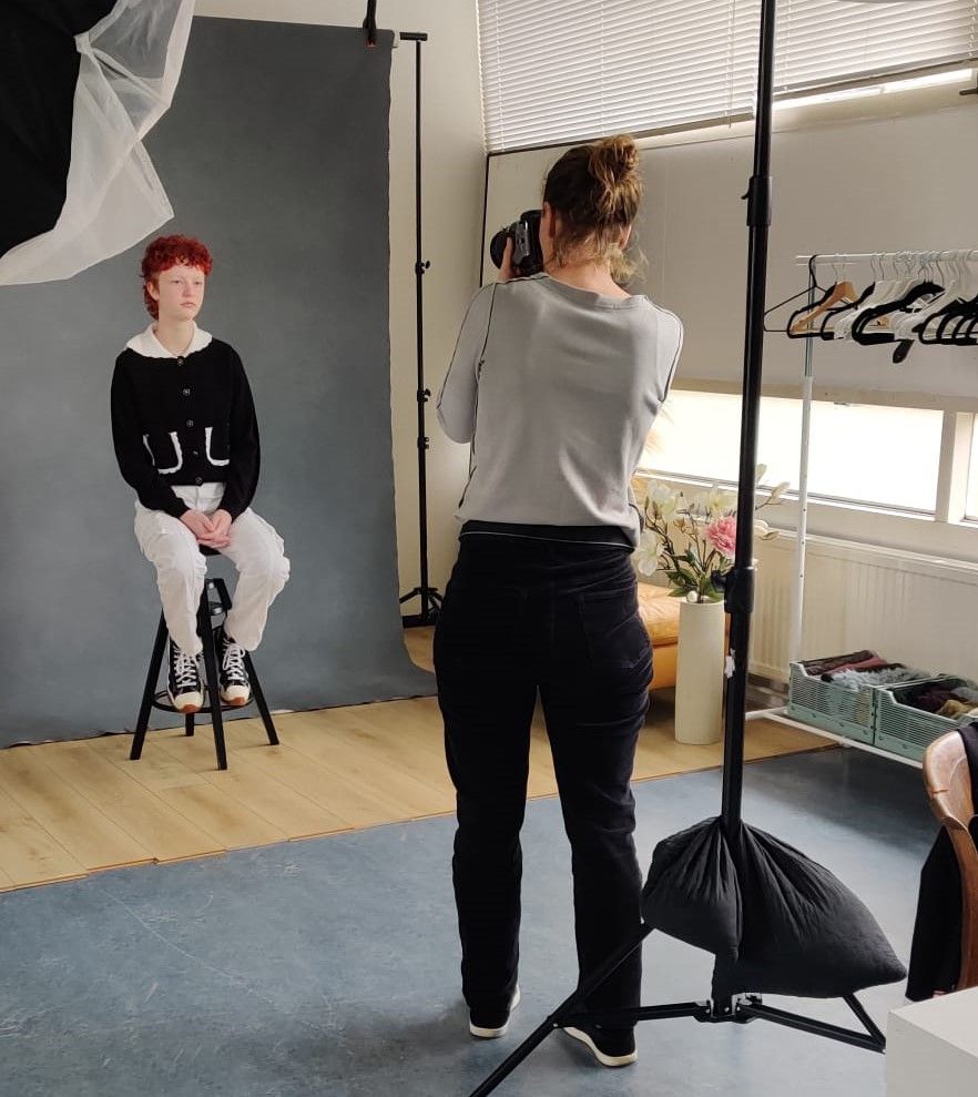 Fotoshoot Papieren Tijgers