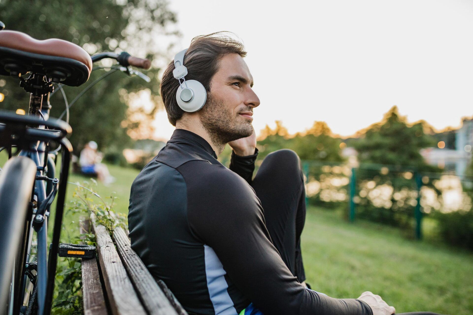 Man Listening To Podcast — USA — Resilience Talk Network