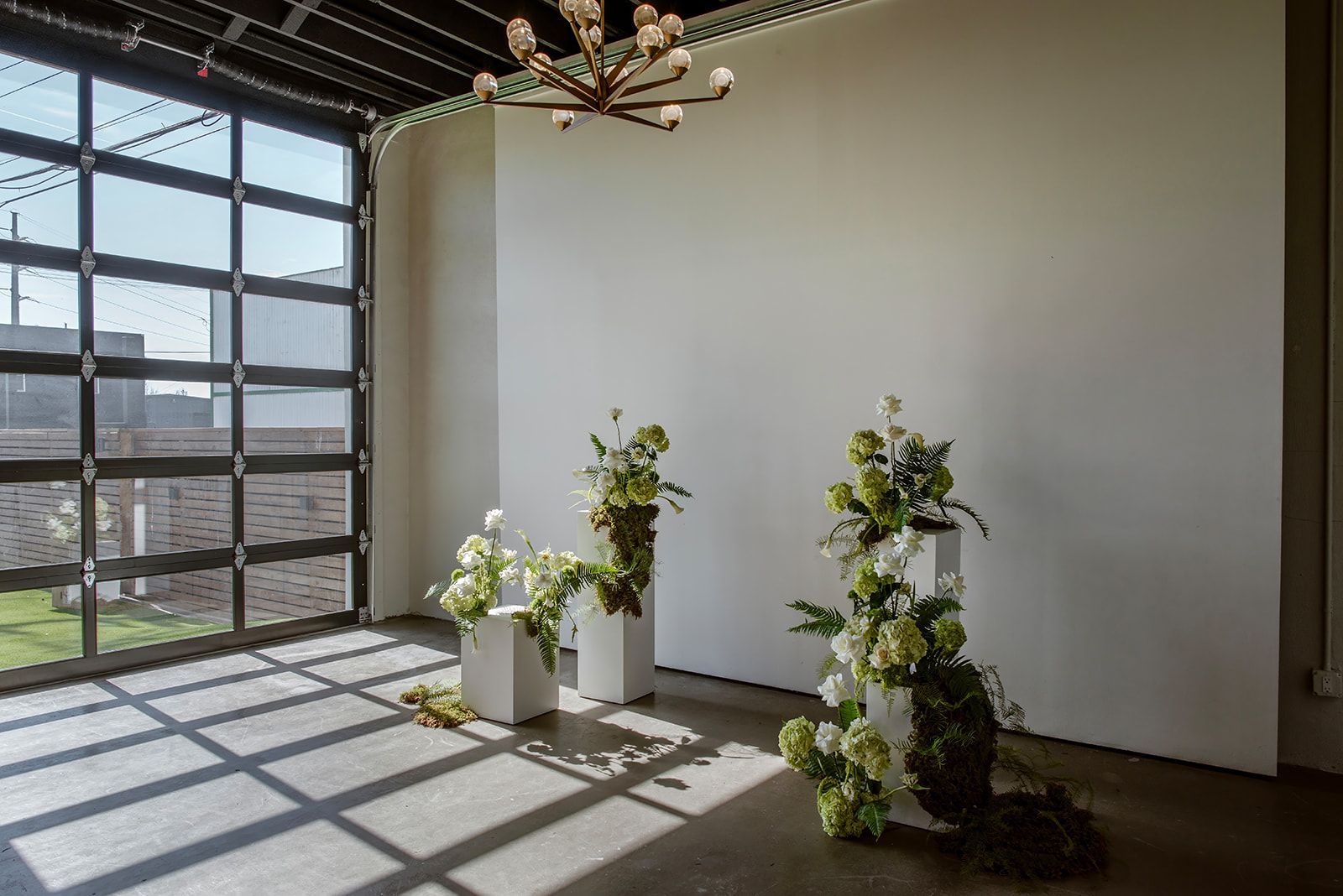 Floral setup for a photoshoot at Bestow Events in Longmont, CO.