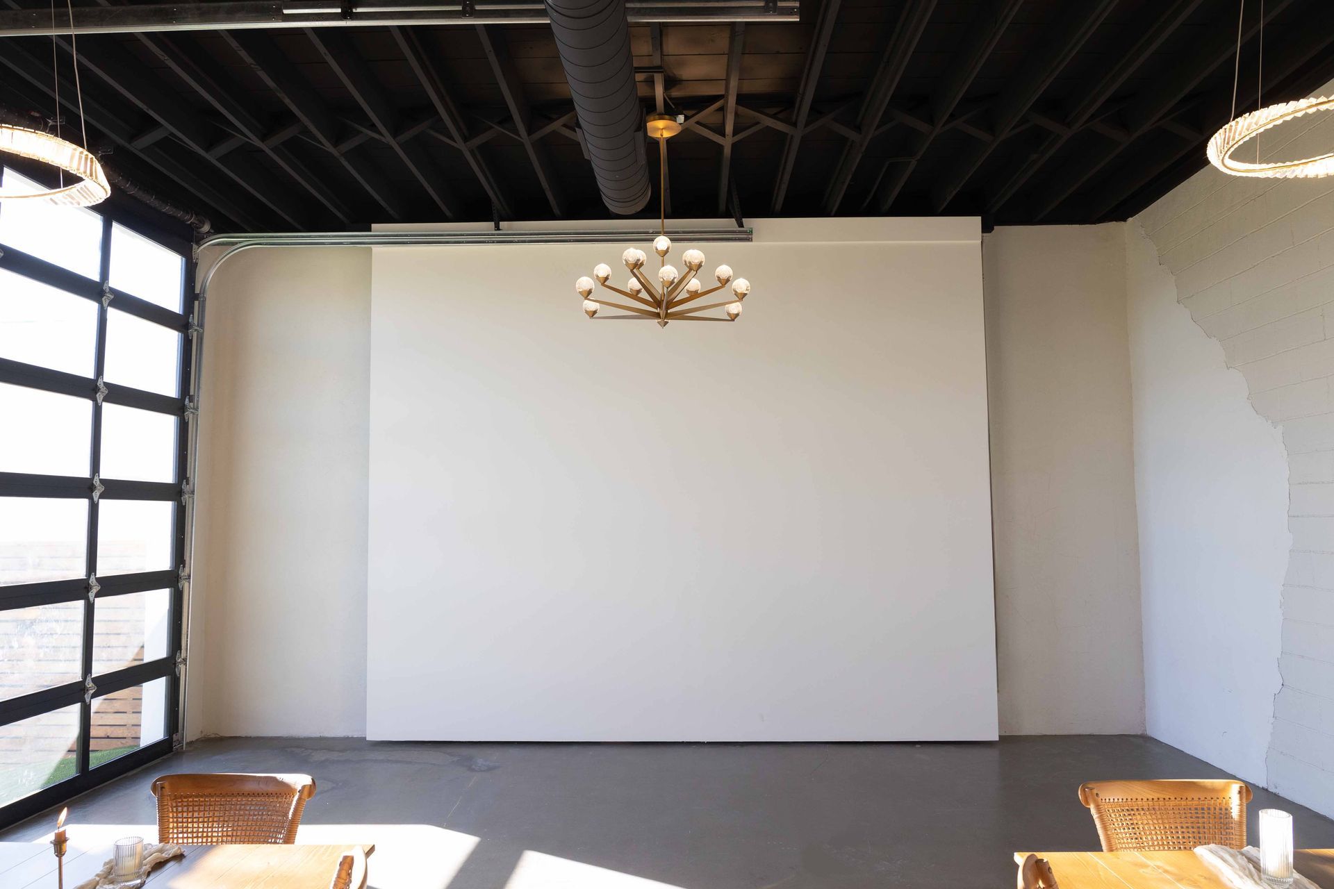 Large indoor space for corporate event rentals in Longmont, Colorado.