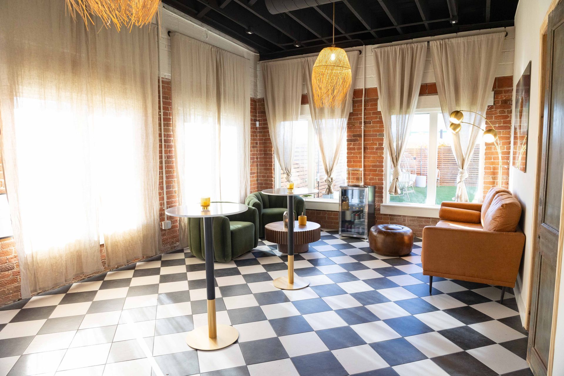 Modern decor at event venue Bestow Events in Longmont, CO.