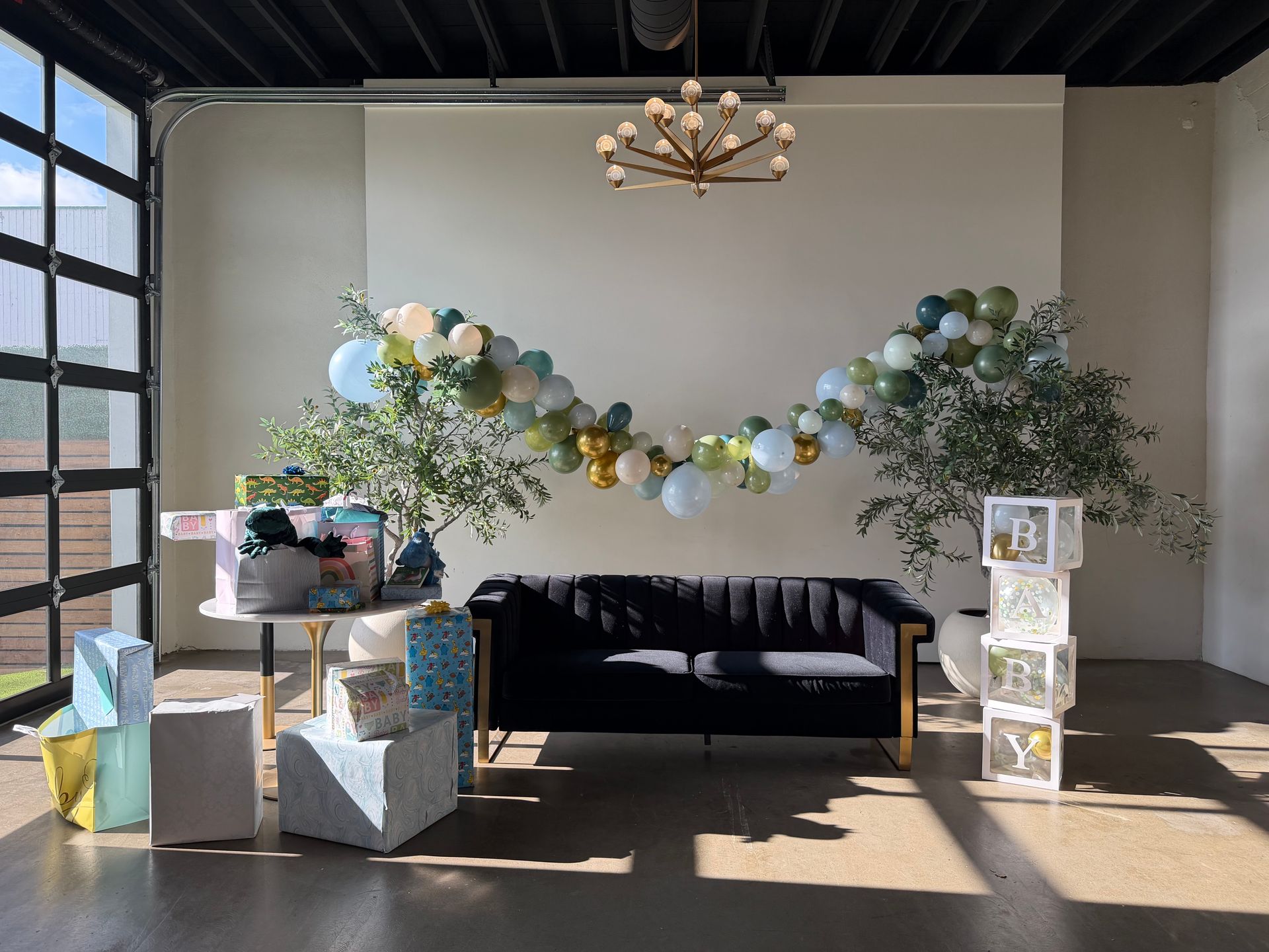 Decor for baby shower at Bestow Events near Boulder, CO.