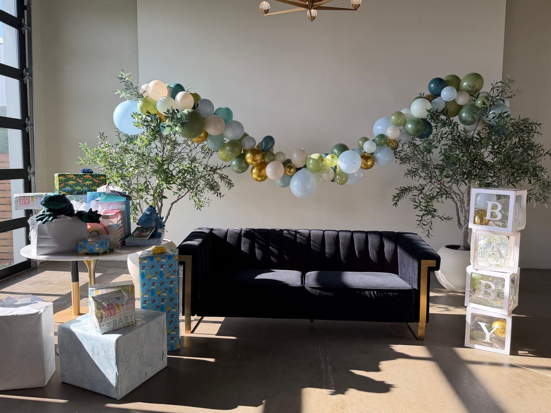 Baby shower decor at Bestow Events in Longmont, CO.