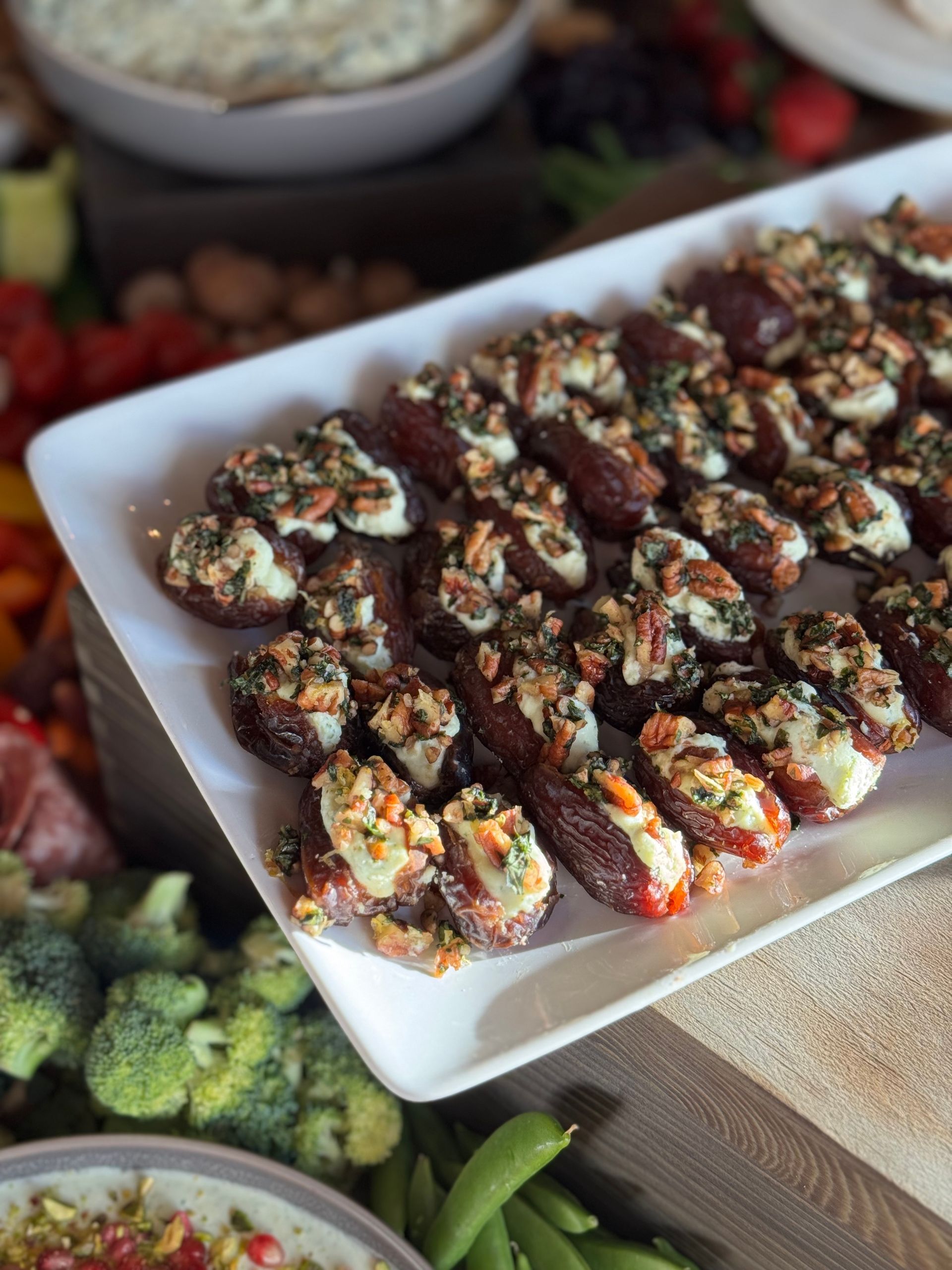 Catering shown at non-profit event space for rent near Boulder, CO.