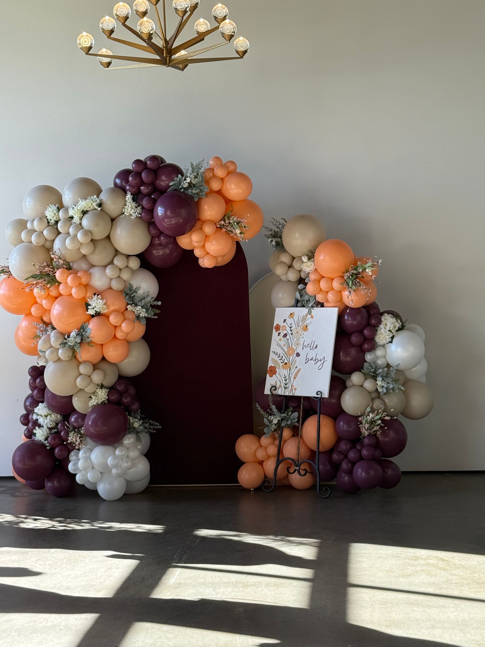 Baby shower set up at event venue for rent near Boulder, CO.