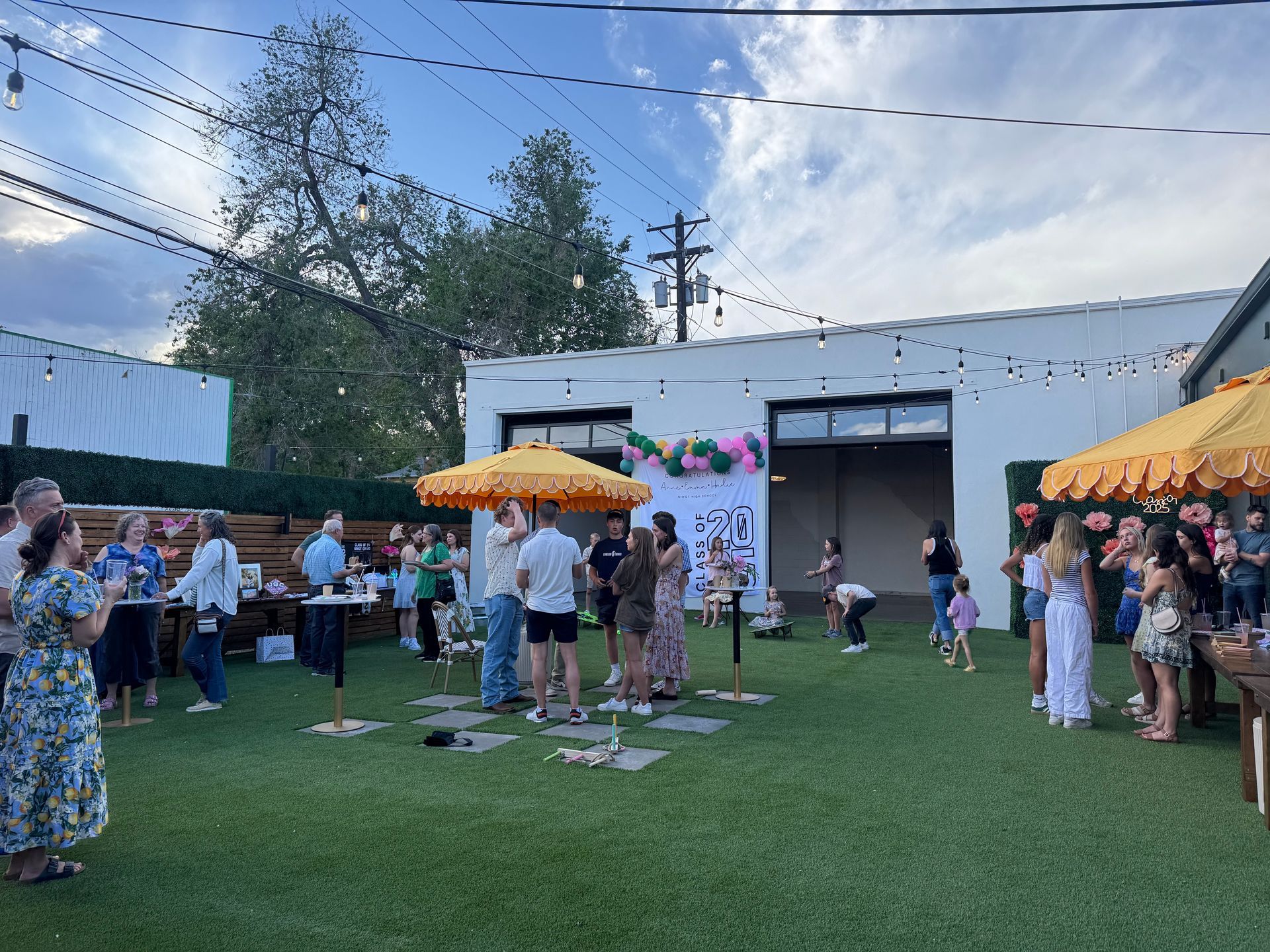 Outdoor party rental space near Longmont, CO.