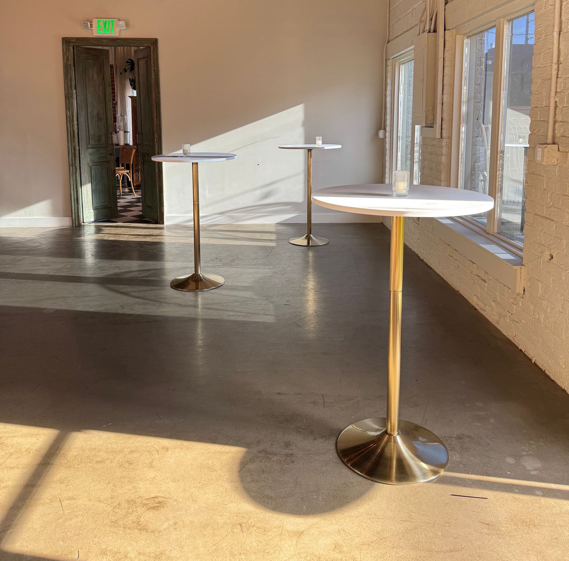 Clean and modern cocktail space for corporate events near Boulder, CO.