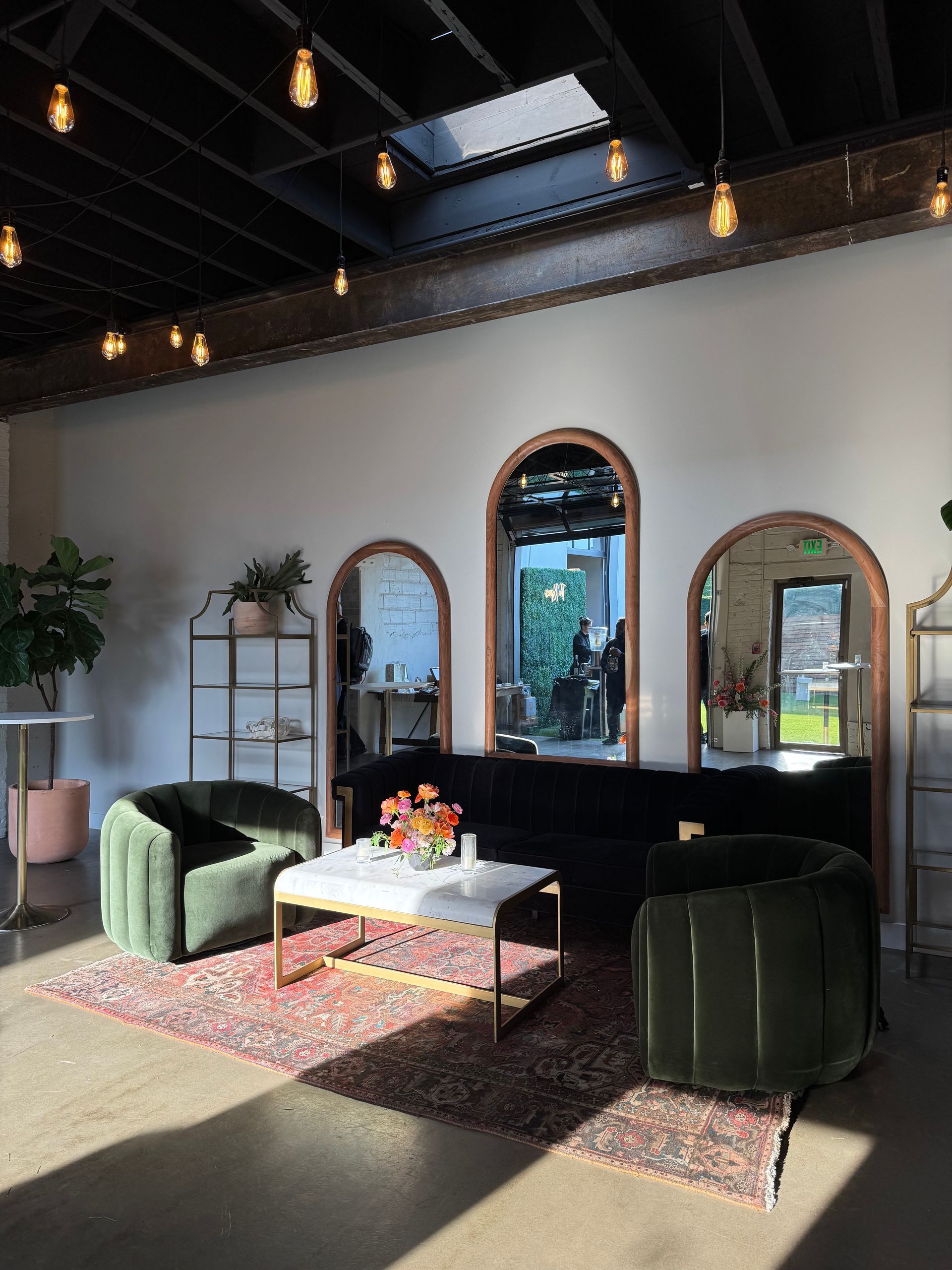 Modern event space for rent in Longmont, Colorado.