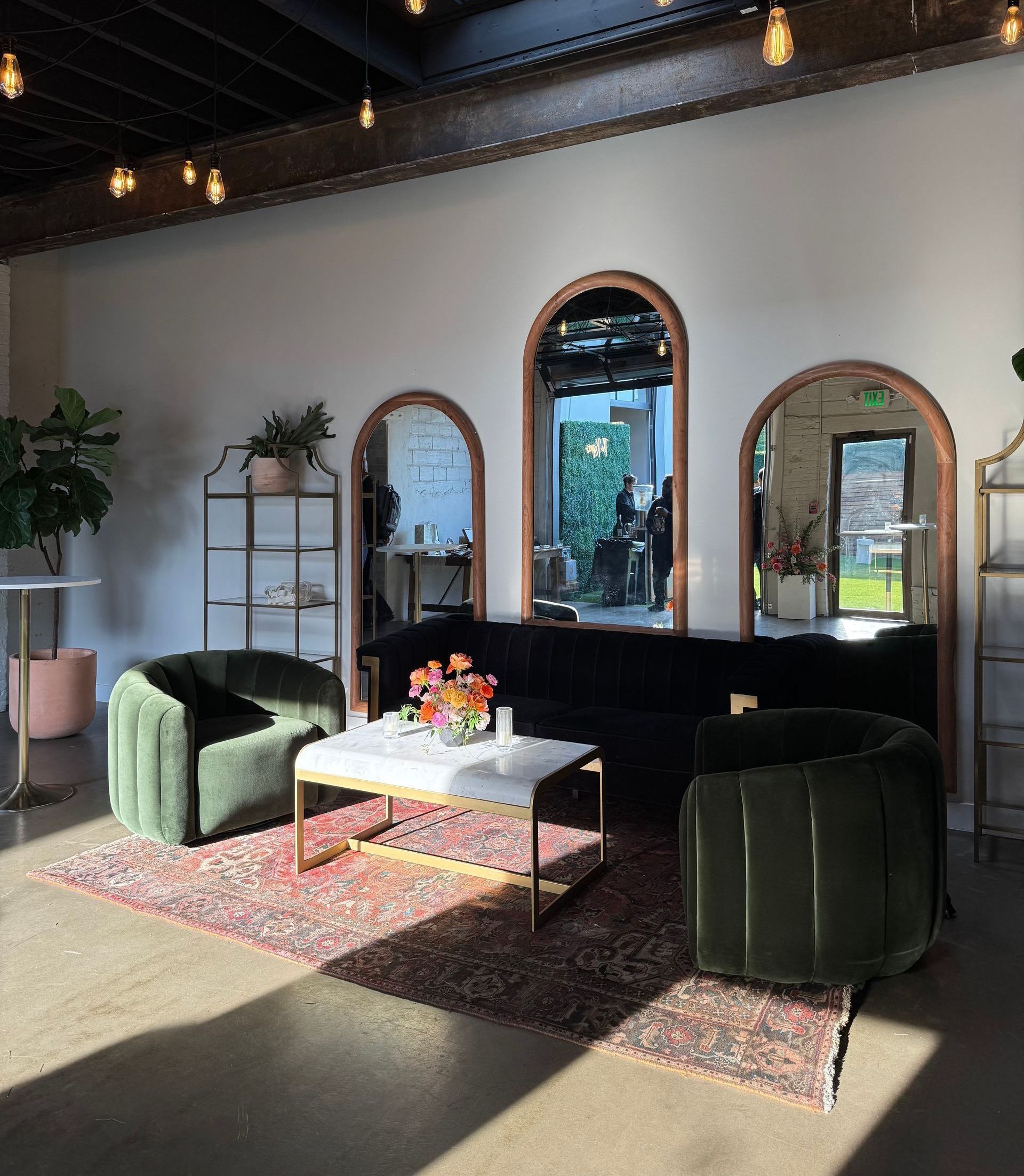 Modern and unique decor at corporate event space near Boulder, CO.