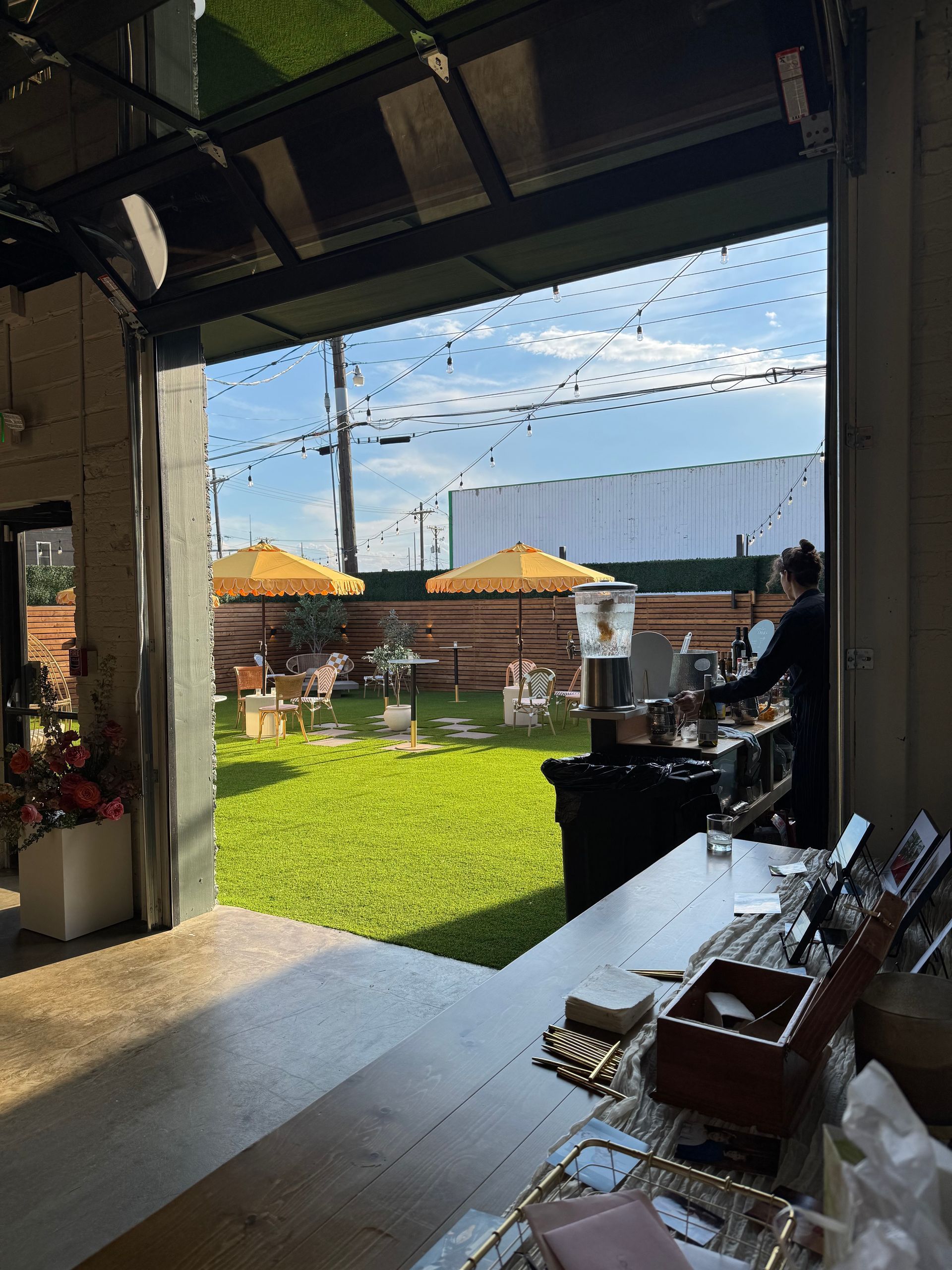 Indoor and outdoor wedding venue available for rent in Longmont, CO.
