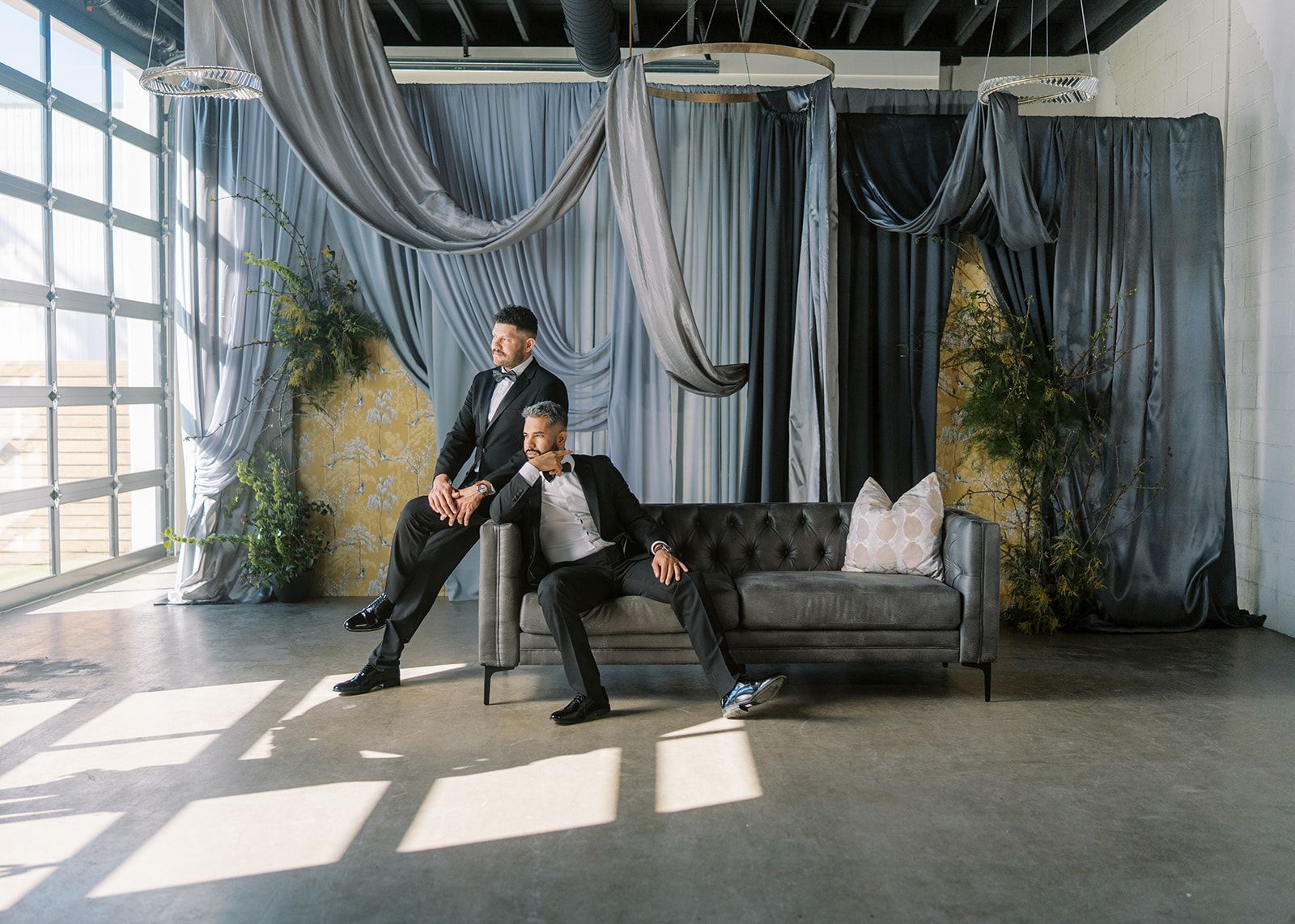 Couple posing 