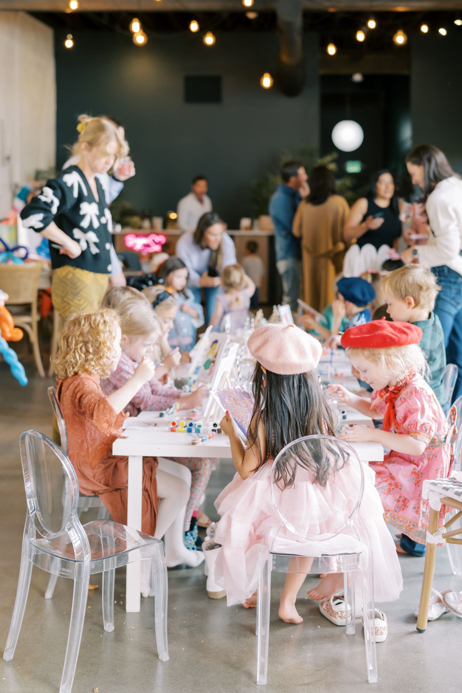 Kids enjoying a birthday party at Bestow Events in Longmont, CO.