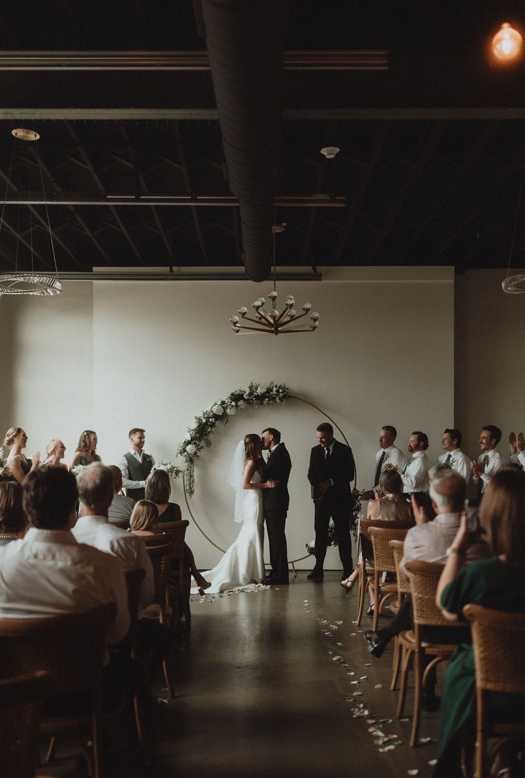 Bride and groom at wedding venue for rent near Boulder, CO.
