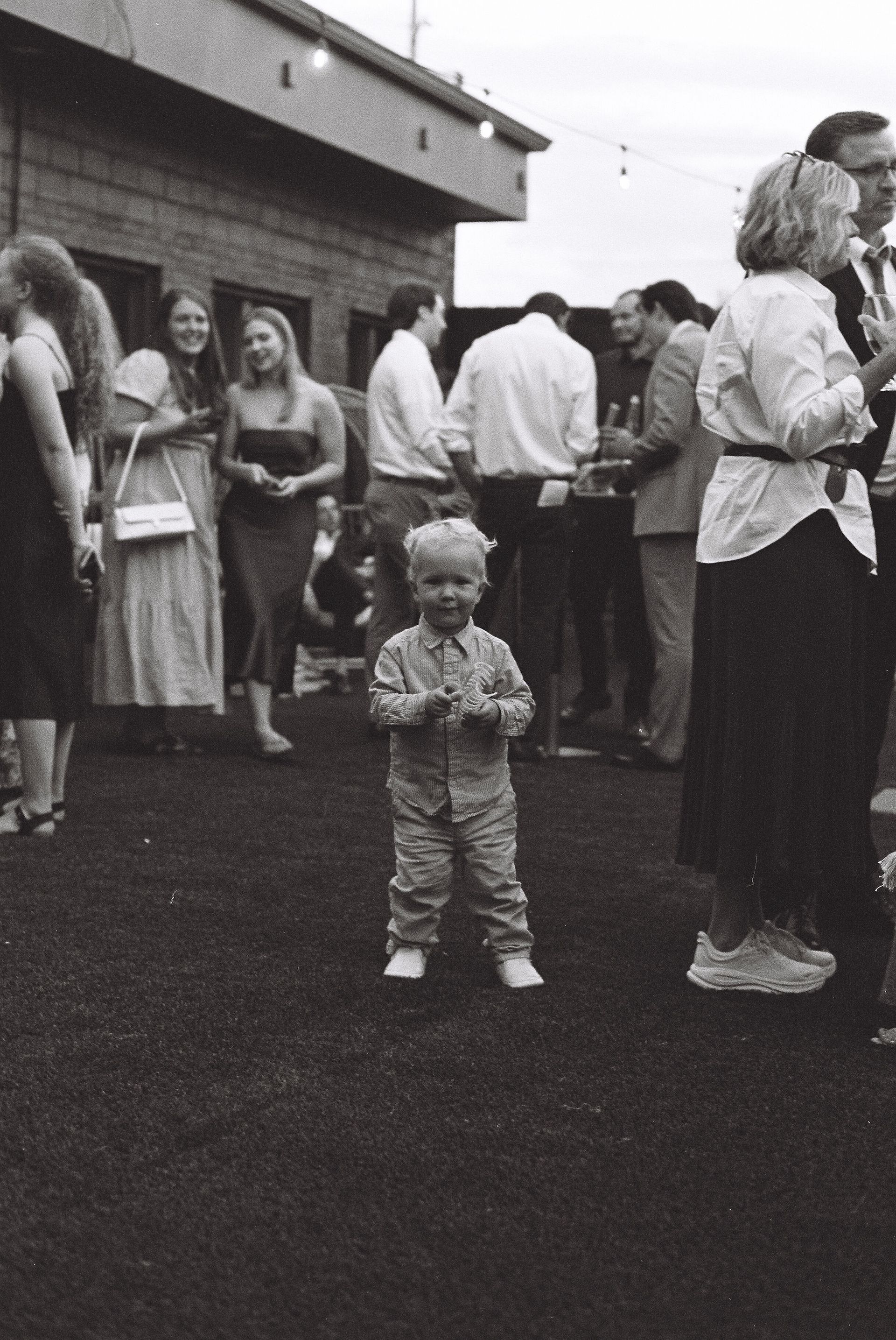 Outdoor reception at Bestow Events in Longmont, CO.