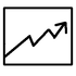 A graphing showing rising progress