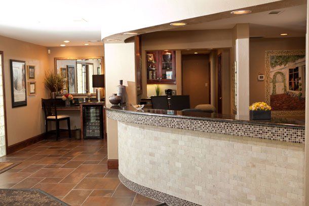 Arlington Dentistry front desk reception area