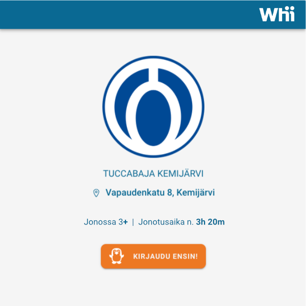 A blue and white logo with the word wii on the top