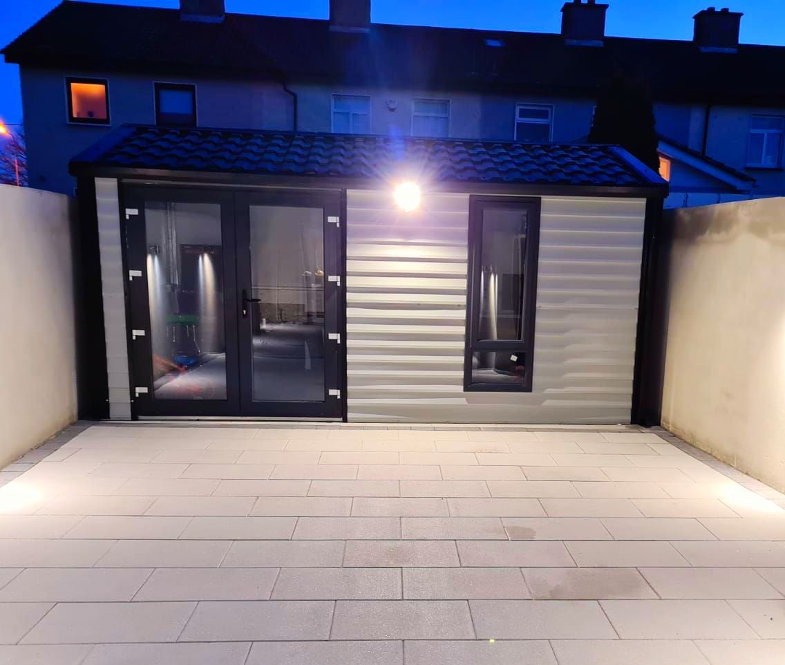 Bespoke insulated garden shed supplied and installed by ColourTrend Sheds