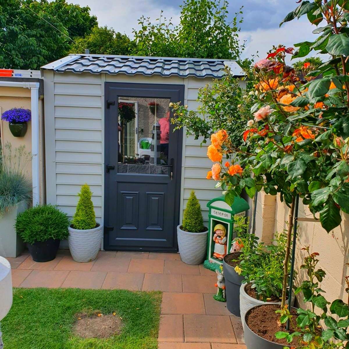 Modern shed with a sleek design