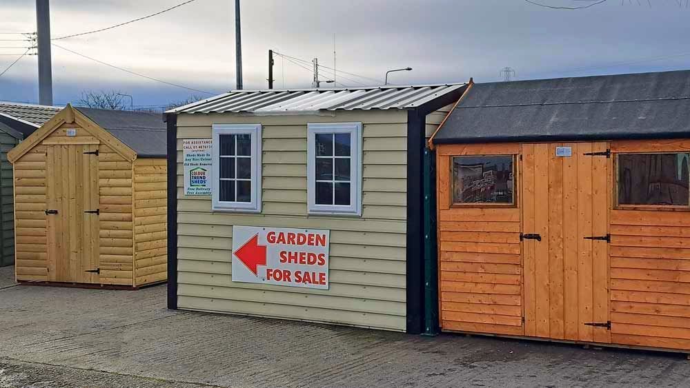 Garden shed on display at ColourTrend Sheds