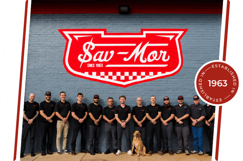 Sav-Mor Team in Front of Store
