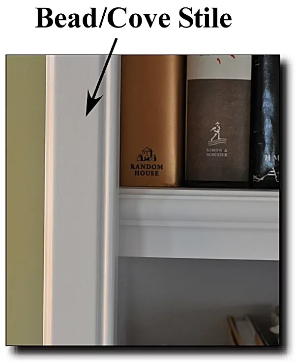 A book shelf with a book titled random house on it