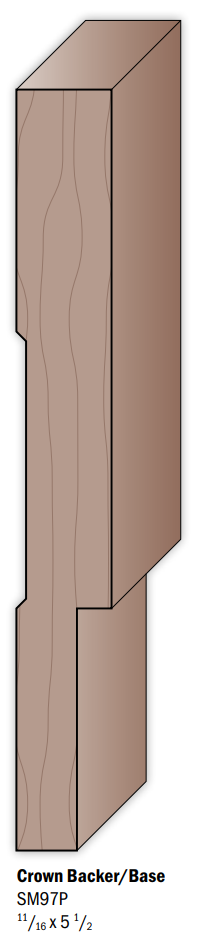A drawing of a piece of wood that looks like a letter p
