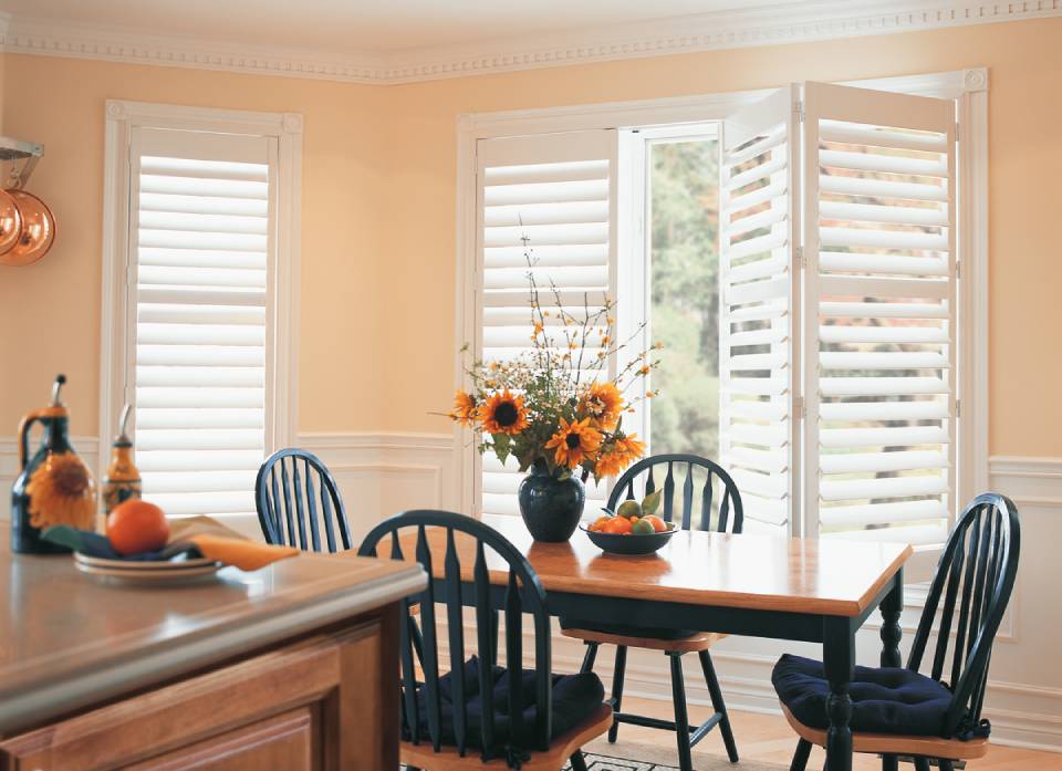 Palm Beach™ Polysatin™ Shutters near Sarasota, Florida (FL) and other Hunter Douglas window treatments