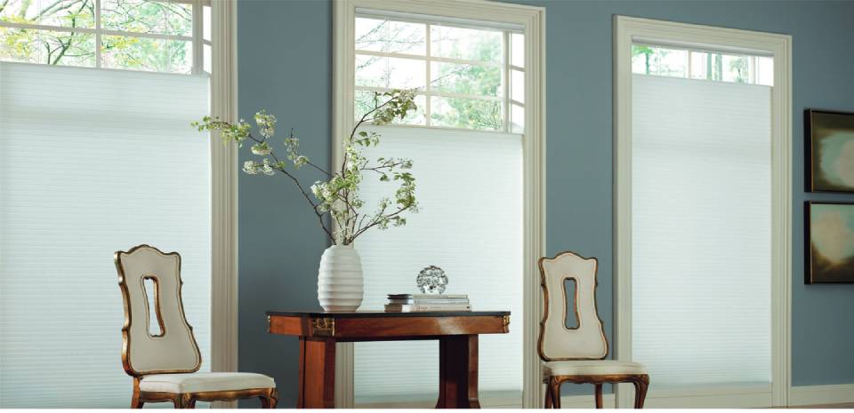 Hunter Douglas Duette® Honeycomb Shades Lakewood Ranch, Florida (FL) energy-efficient window treatments, custom shutters