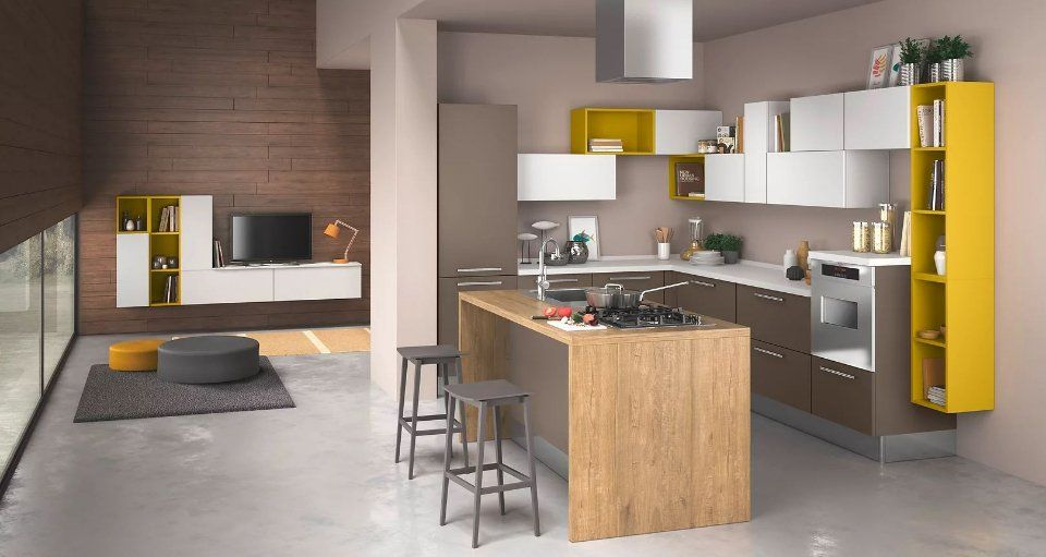 cucina classica con isola