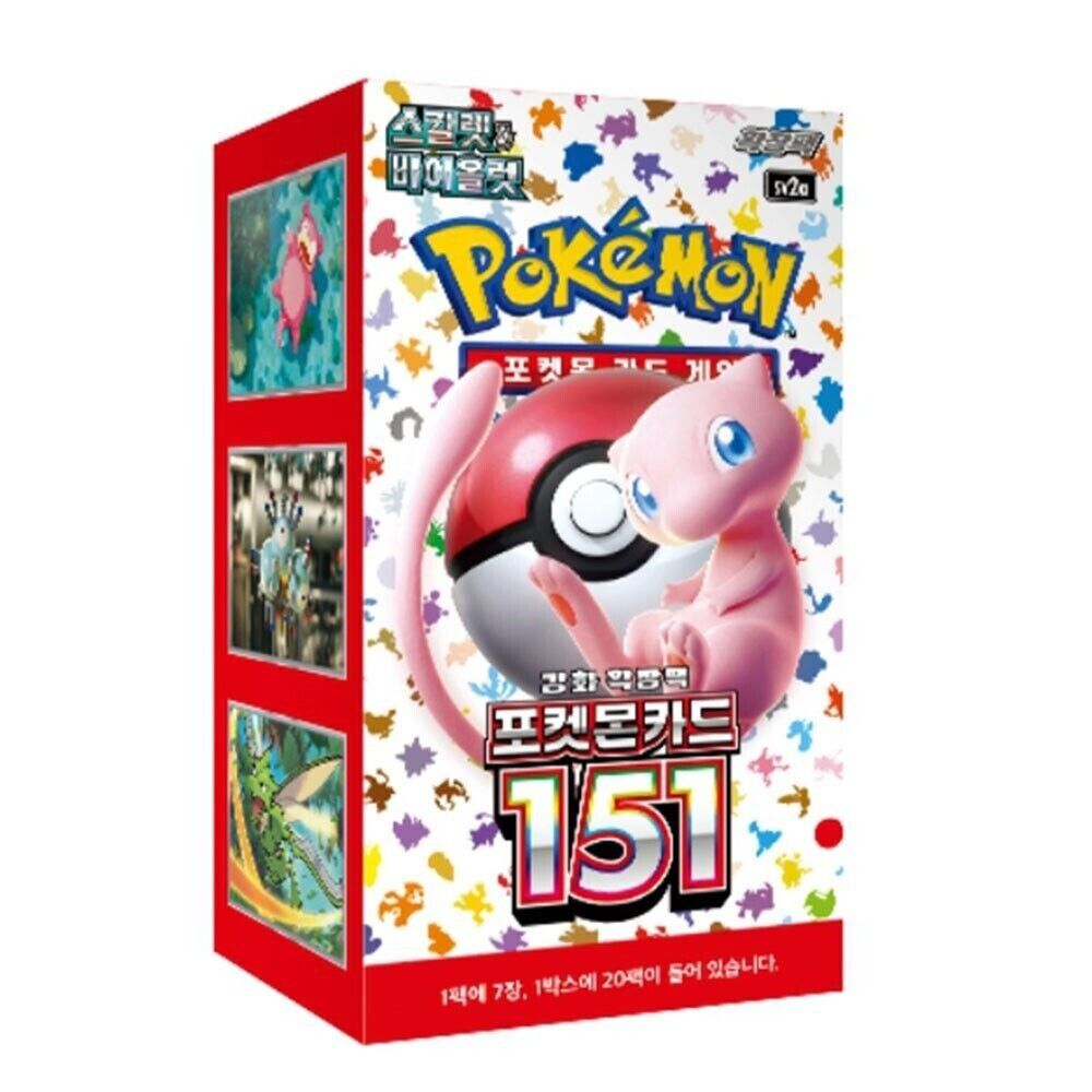 Pokemon TCG 151 (sv2a) x1 Booster Box (Korean) (NO SHRINK)