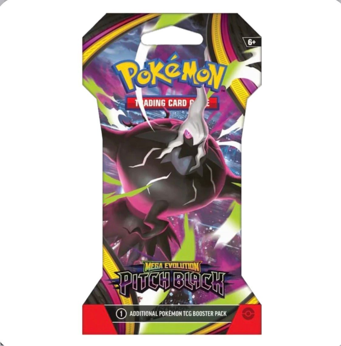 Pokemon TCG: Pitch Black Sleeved Booster Pack (Random Art Pack)