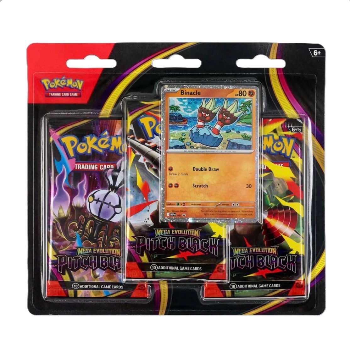Pokemon TCG: Pitch Black 3 Pack (Binacle)