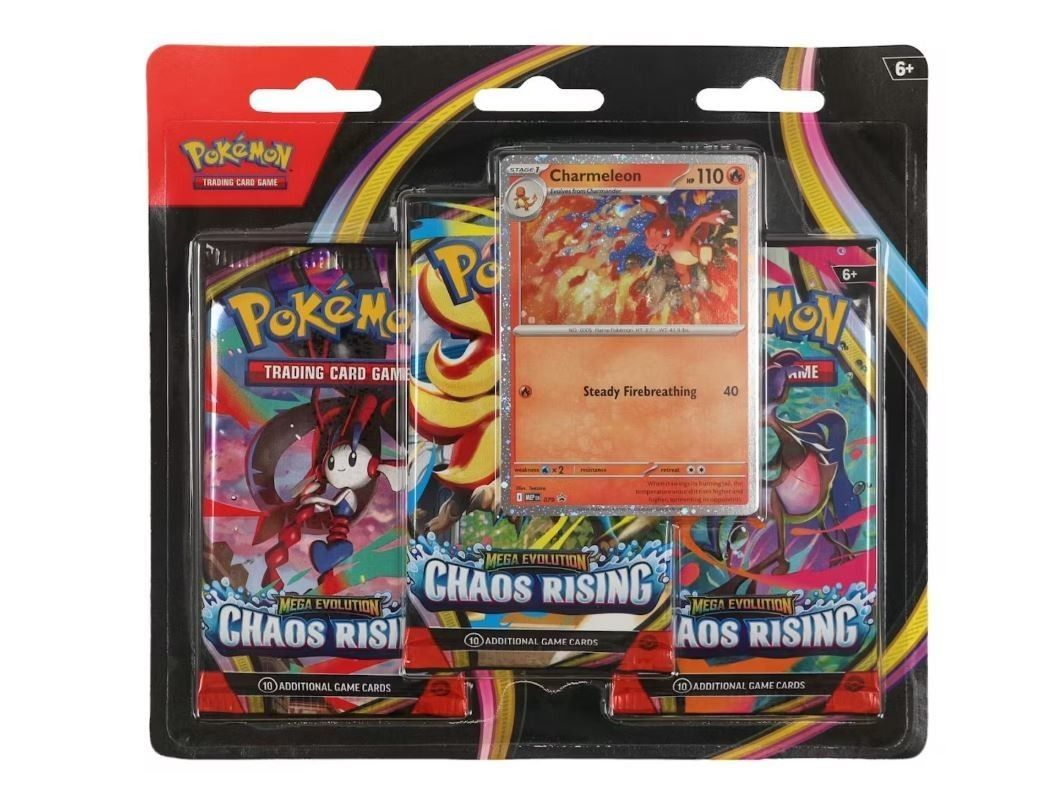 Pokemon TCG: Chaos Rising 3-Pack Blister (Charmeleon)