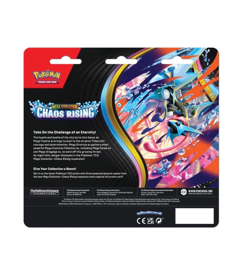 Pokemon TCG: Chaos Rising 3-Pack Blister (Charmeleon)