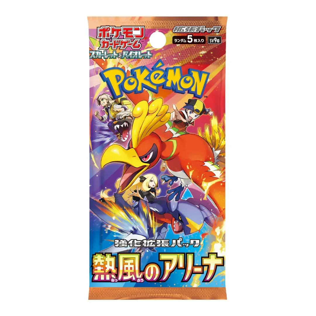 Pokemon TCG: Heat Wave Arena (sv9a) x1 Booster Pack (Korean)