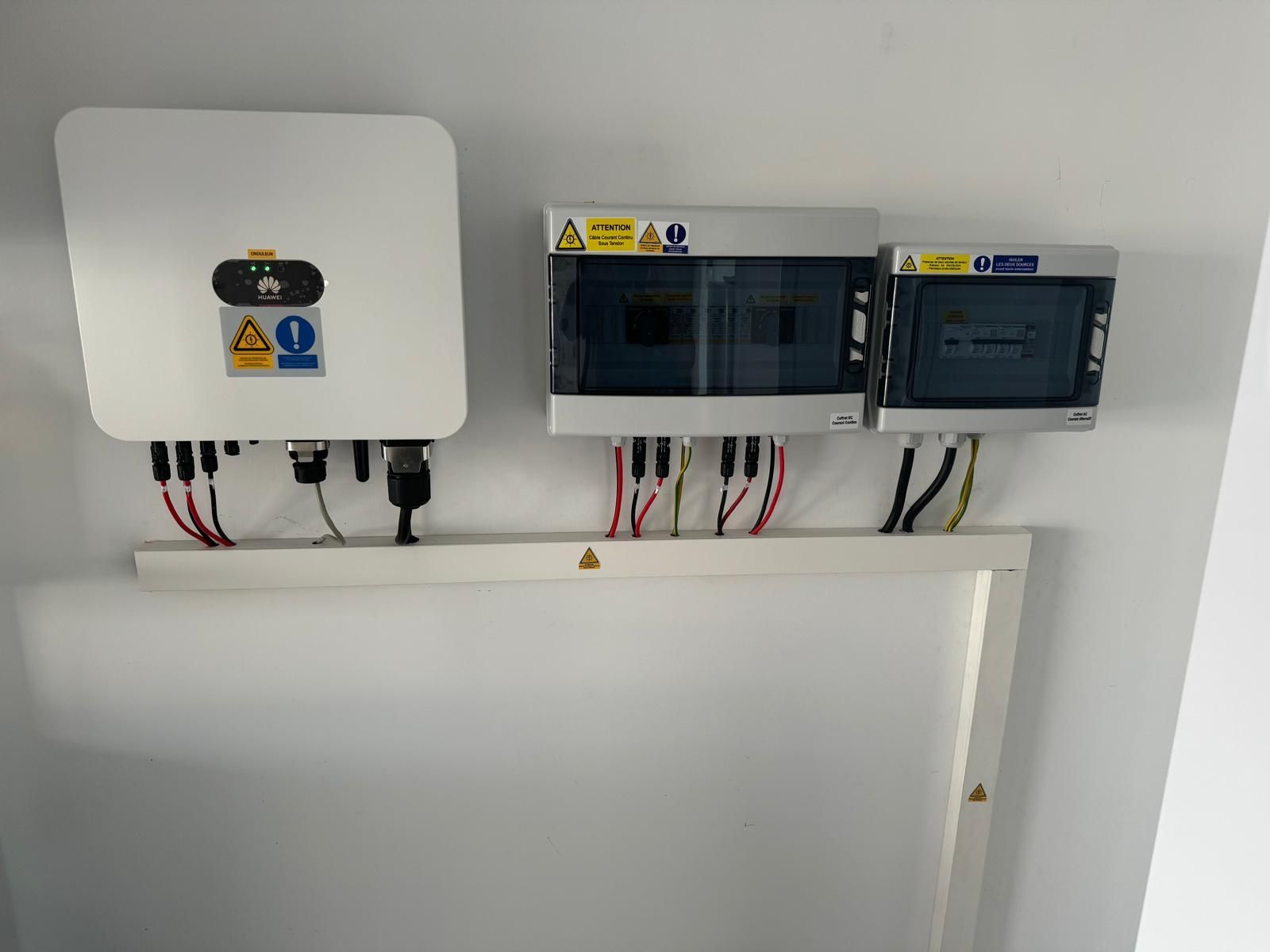 Installation d’un 8KW Panneaux  AEG avec onduleur centralisé Huawei