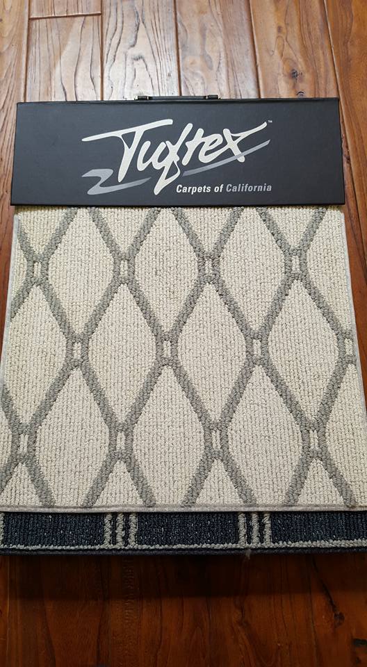 White Patterned carpet