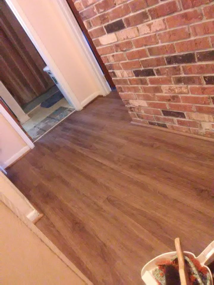 Luxury vinyl plank (LVP) flooring