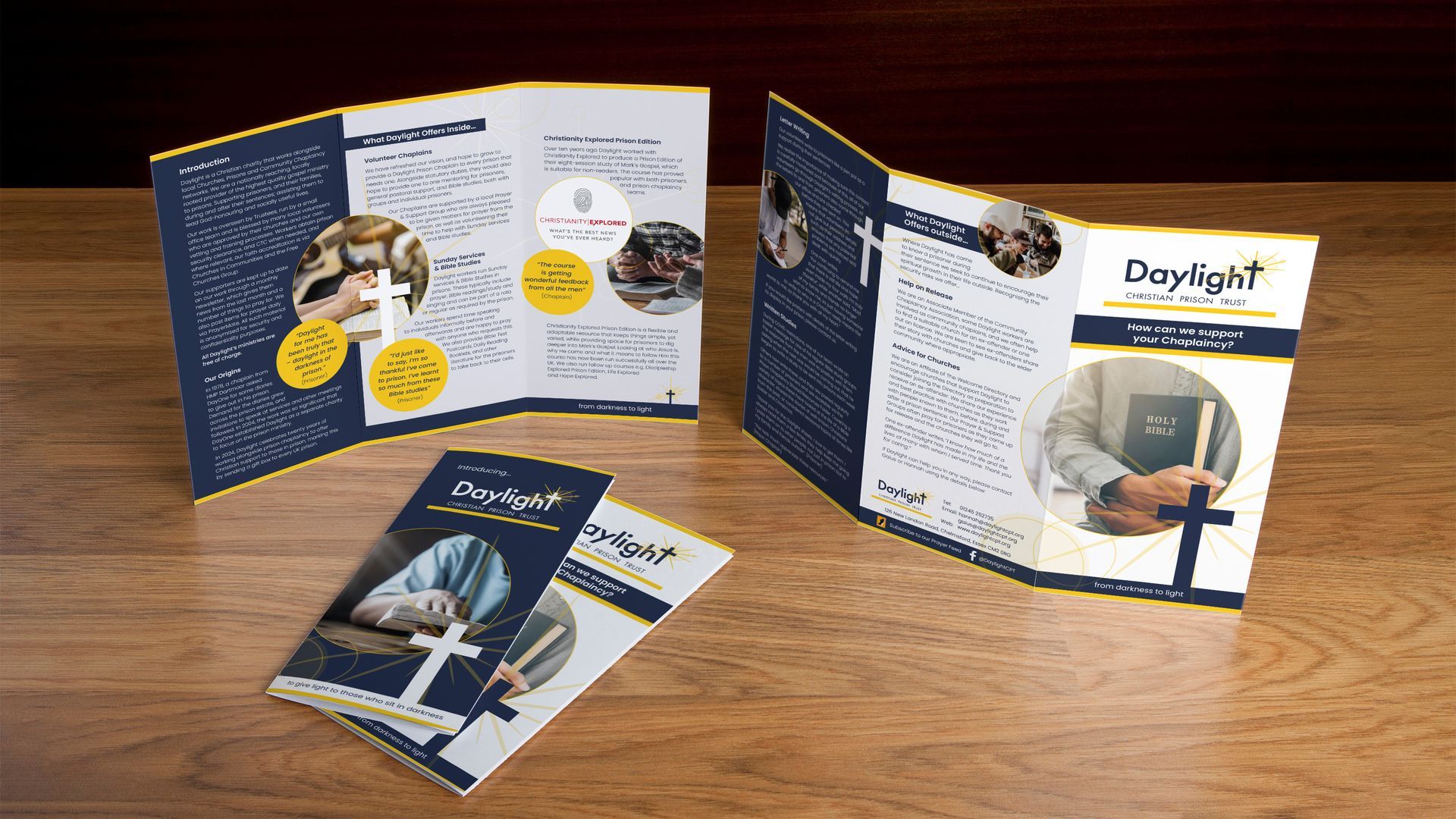 Christian prison charity branding