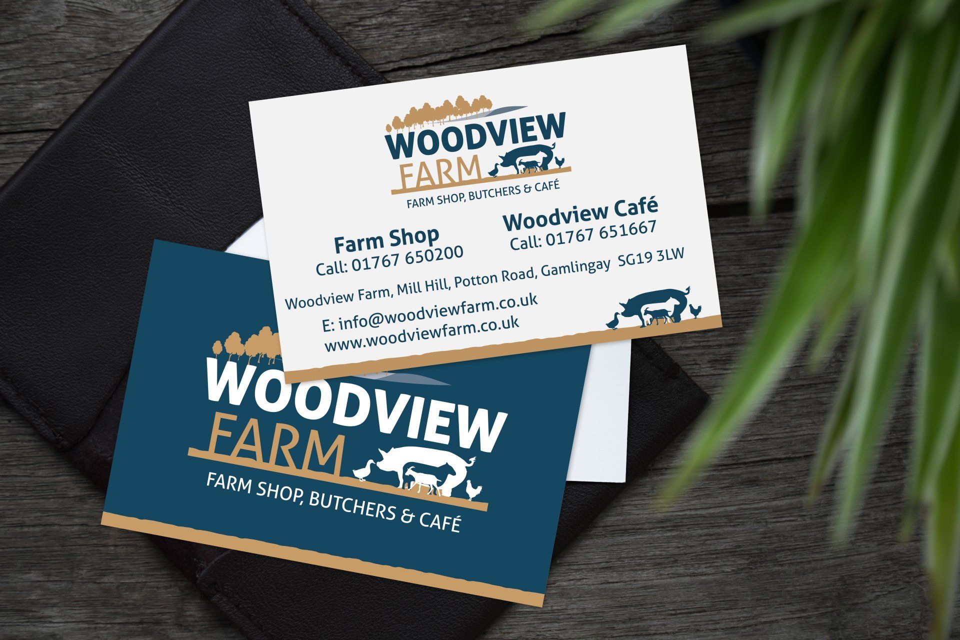 Woodview Farm branding