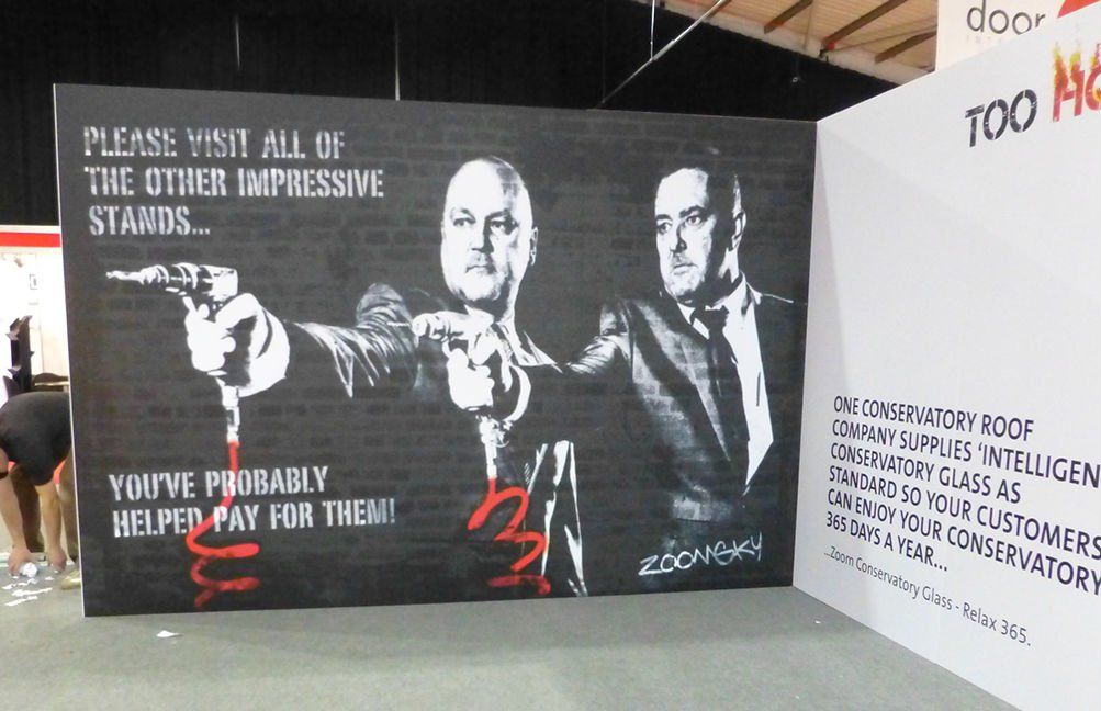 Zoom exhibition stand