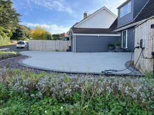 Resin driveway installation services in Exeter.