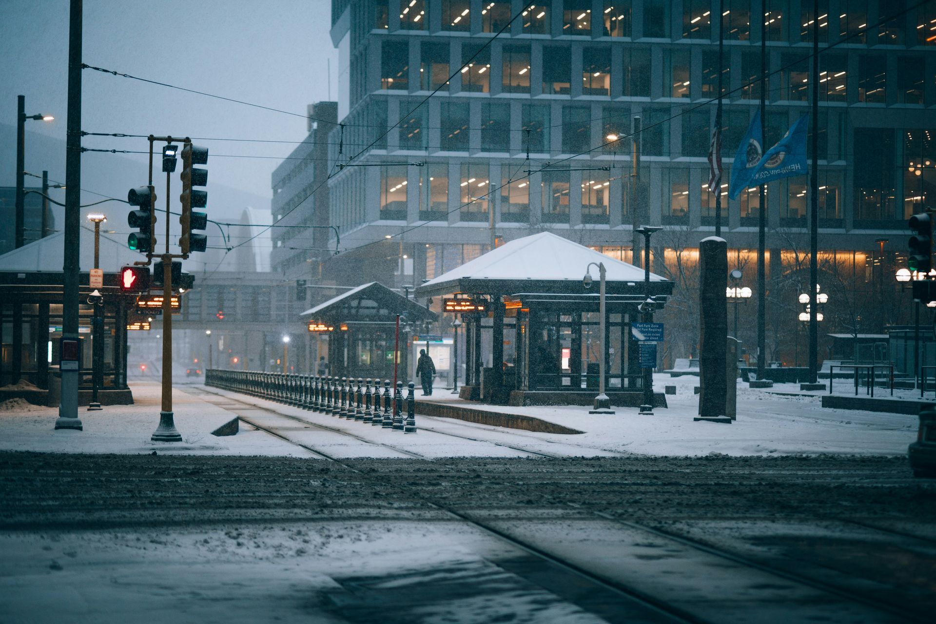 Duplex in Minneapolis During Winter Manage rental property minneapolis
