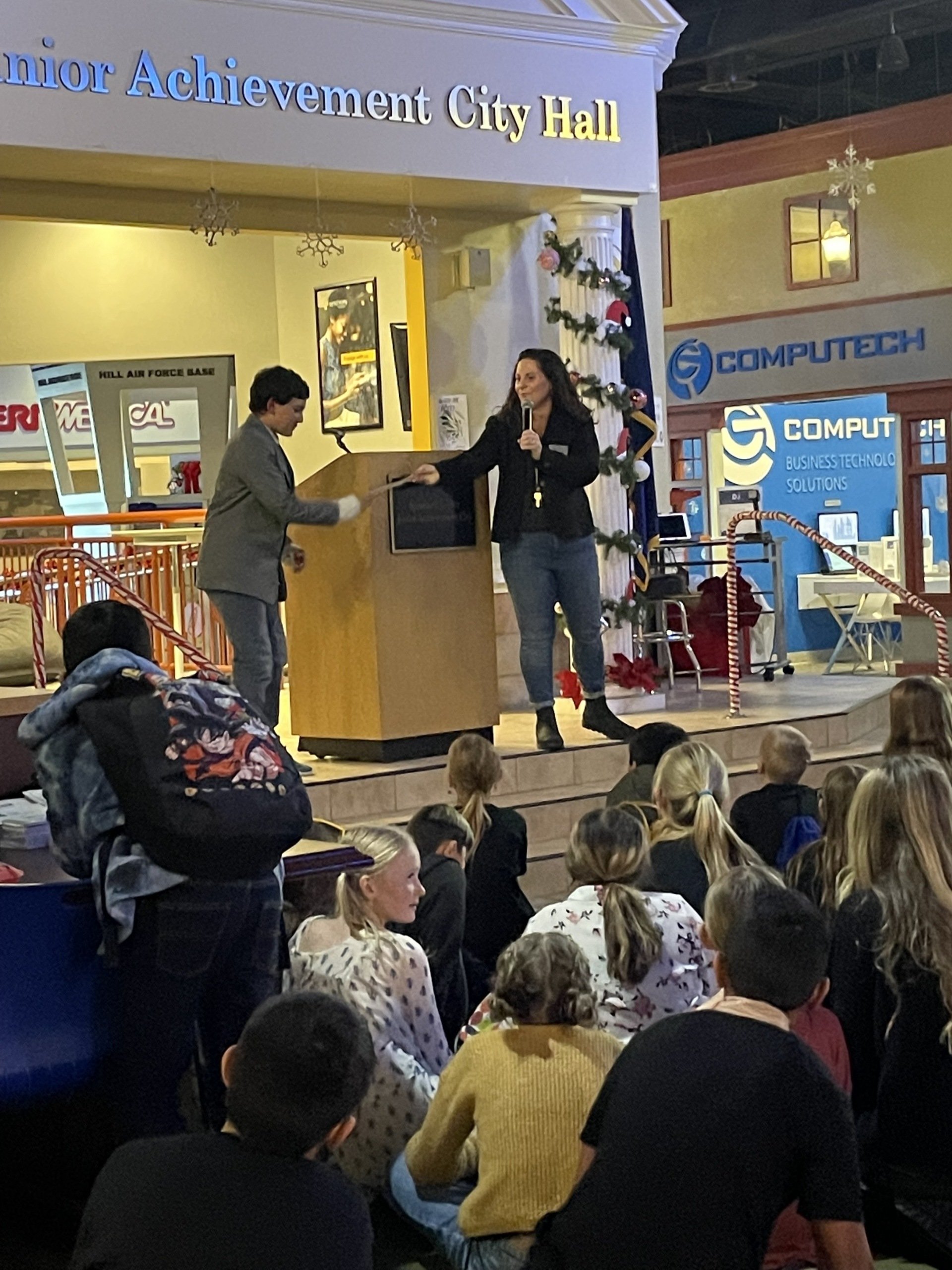 Moroni Elementary 5th Grade JA Biztown Public Education