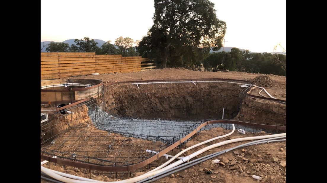 pool getting built