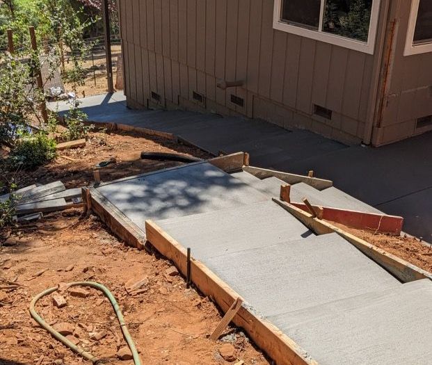concrete staircase